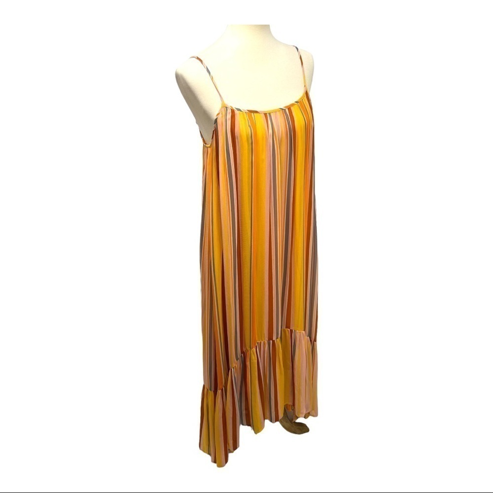 All Saints Paola Stripe Midi Shift Dress Women’s 6 - Picture 10 of 13
